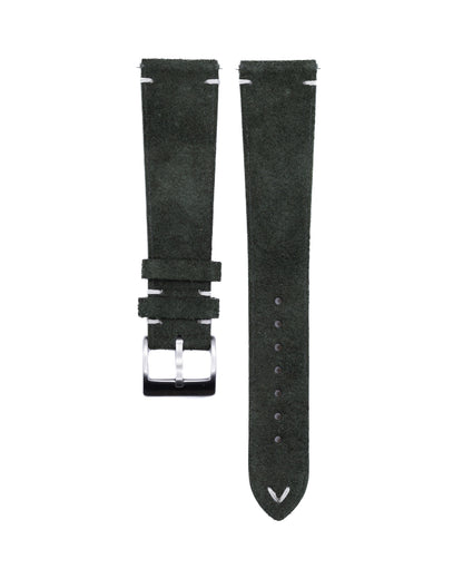 Italian Suede - Deep Forest Green