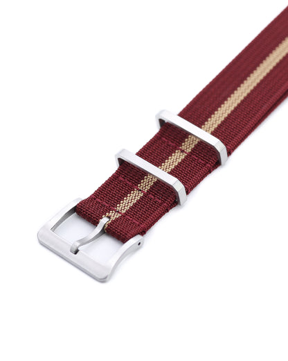 Nato Vintage - Rayas caqui burdeos