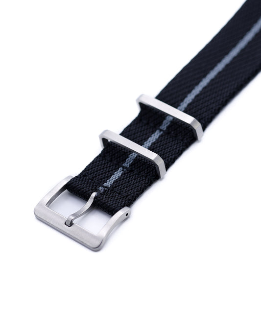 Nato Classic - Black with Gray Stripe