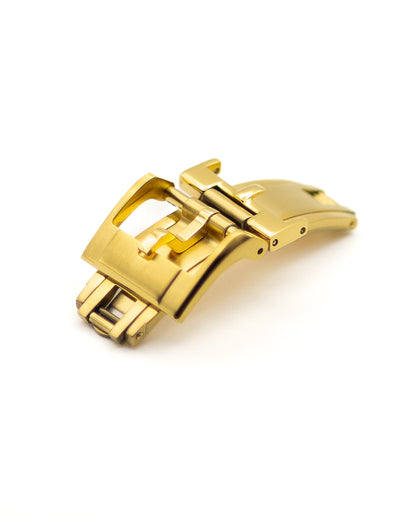 Broche de despliegue de muelle (color dorado)